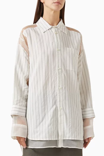 Pinstripe Petit Grand Shirt