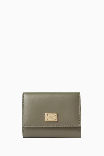 محفظة كونتيننتال صغيرة جلد ناعم