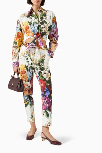 Printed Drawstring Pants