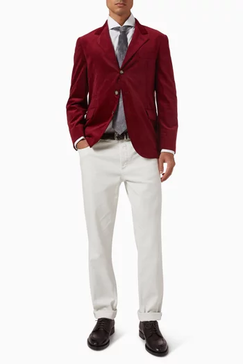 Deconstructed Blazer in Corduroy