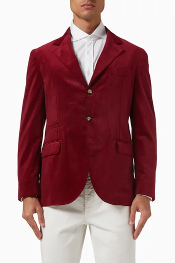 Deconstructed Blazer in Corduroy