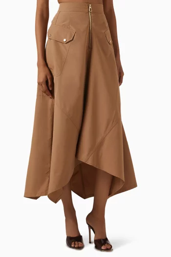 Asymmetric Cargo Skirt