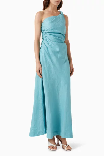 Sola Maxi Dress in Linen