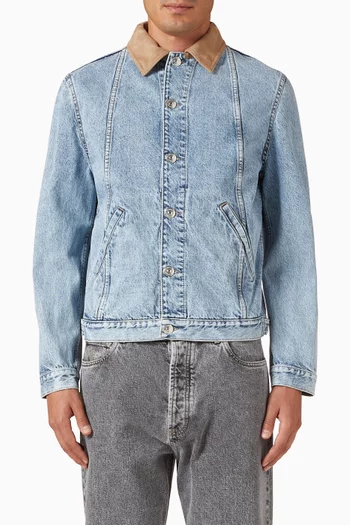 جاكيت بياقة شمواه دينم