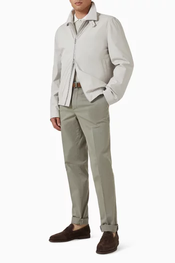 بنطال شينو بساق مستقيمة قطن