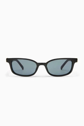 Confidential D-frame Sunglasses