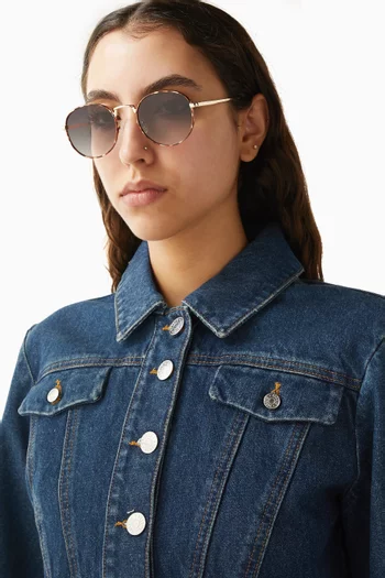 نظارة شمسية لوست ليجاسي بإطار دائري معدن