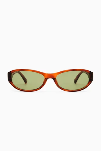 نظارة شمسية دونت تشا بإطار بيضاوي