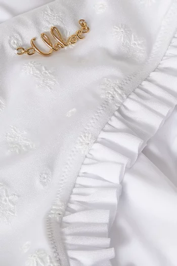 Broderie Anglaise Ruffle Bikini Briefs