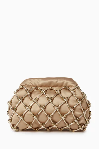 Medium BonBon Nodi Bag in Satin