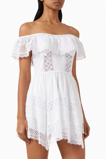 Vaiana Mini Dress in Cotton Blend