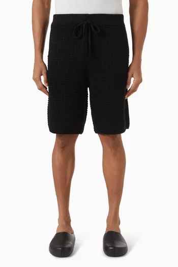 Nora Lite Check Ball Shorts in Cotton