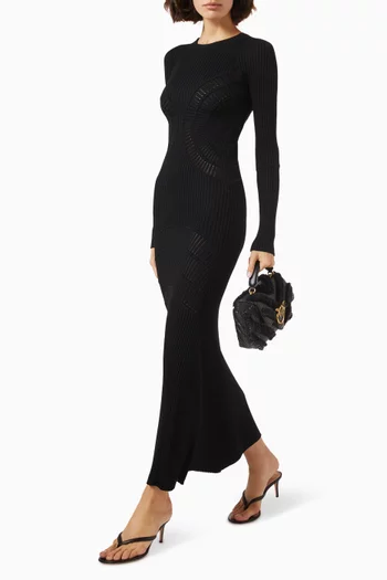 Vettore Slim-fit Maxi Dress in Knit
