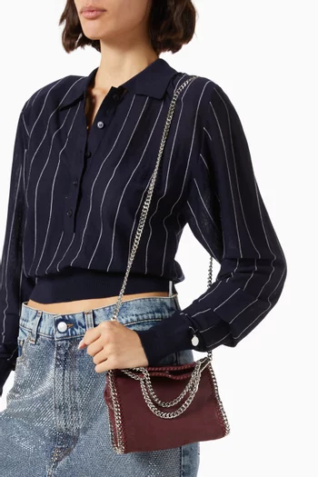 Tiny Falabella Tote Bag in Eco Shaggy Deer