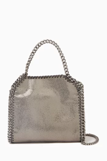 Tiny Falabella Bag in Shiny Dotted Chamois