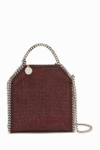Tiny Falabella Crystal Tote Bag in Eco Alter Suede