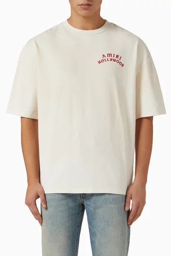 Amiri Hollywood Oversized T-shirt in Cotton
