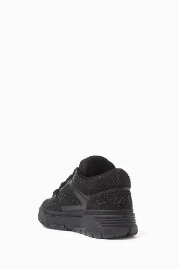 MA-1 Crystal-embellished Sneakers in Canvas