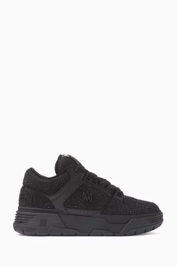 MA-1 Crystal-embellished Sneakers in Canvas
