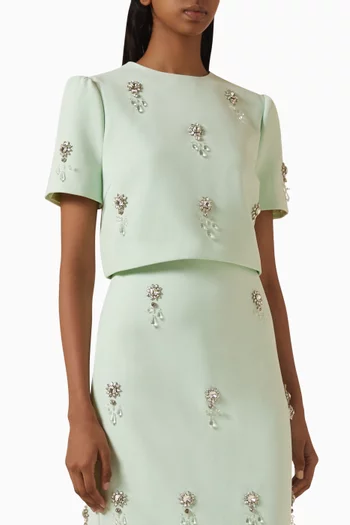 تي شيرت اولتيميت ميوز مرصع بالكريستال