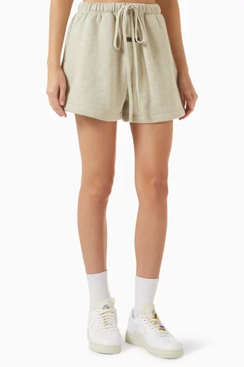 Logo Soccer Shorts in Cotton