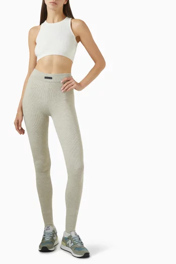 لغينغز بشعار الماركة نسيج مضلع