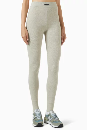 لغينغز بشعار الماركة نسيج مضلع