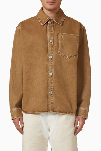 Ami De Coeur Overshirt in Cotton Denim
