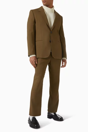 Elasticated Waist Pants in Wool