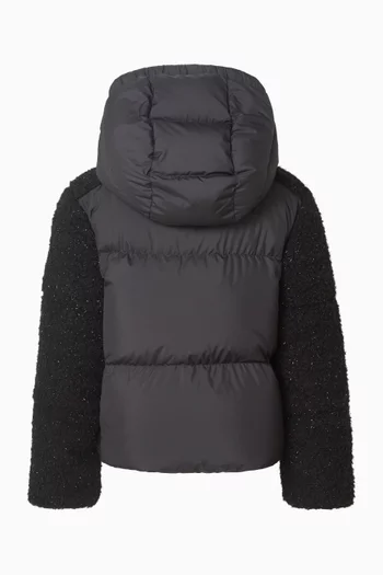 Zambaga Teddy Hooded Down Jacket