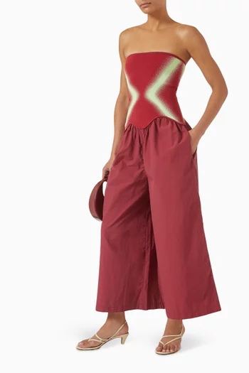 Elsa Mixed Media Jumpsuit