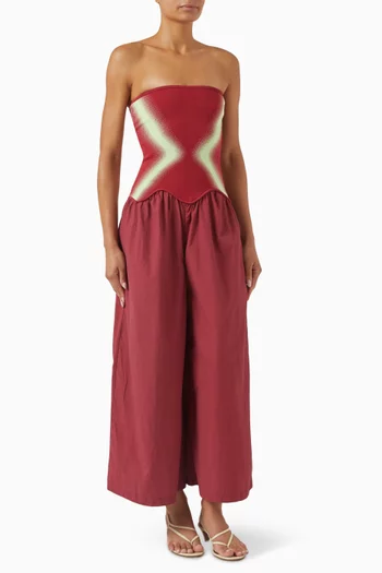 Elsa Mixed Media Jumpsuit