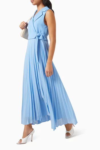 Statua Wrap Dress in Crepe