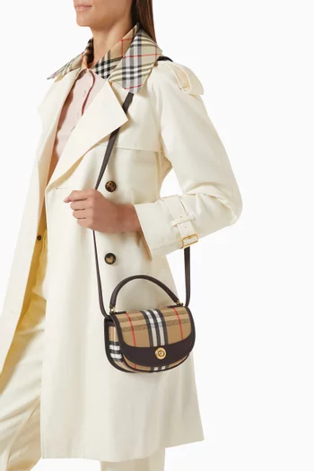 Mini Highlands Bag in Check Canvas