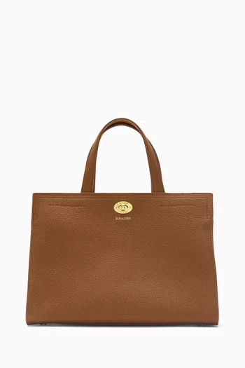 Small Cotswolds Tote Bag in Grained Leather