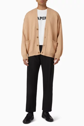 كارديغان بأزرار وتصميم منسوج