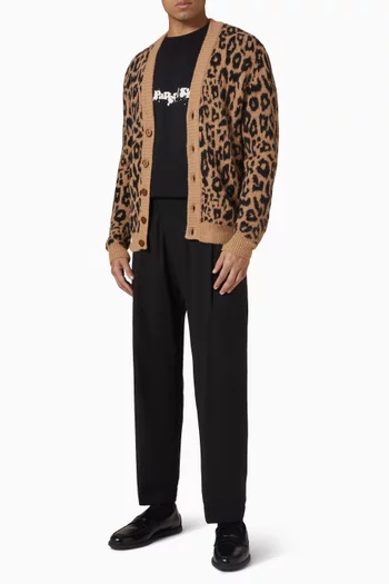 كارديغان بأزرار وتصميم منسوج