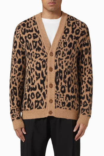 كارديغان بأزرار وتصميم منسوج