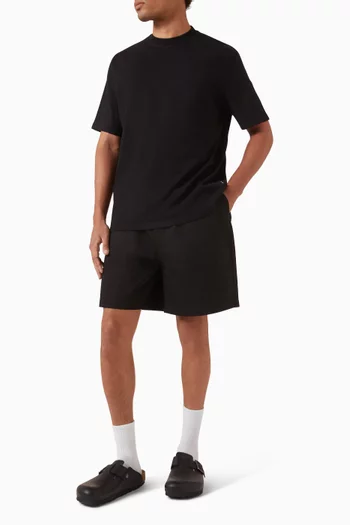 Blocks-print T-shirt in Cotton