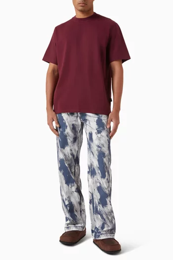 تي شيرت بطبعة عين قطن