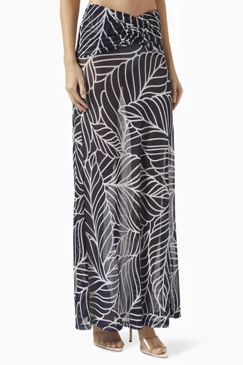 Akris Sheer Maxi Skirt