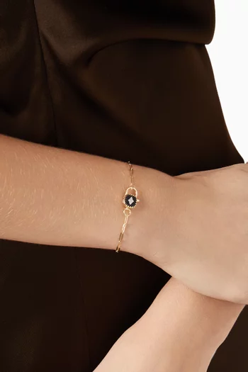 سوار جنجر مرصع بالراتنج ذهب عيار 9