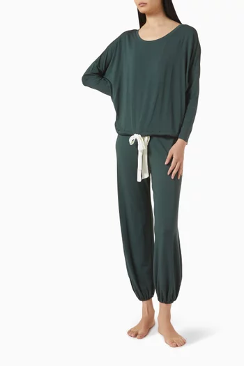 طقم بيجاما جيزيل بقصة فضفاضة تينسيل مودال