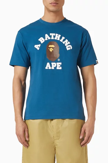 College T-shirt in Cotton