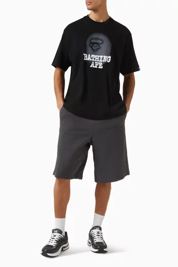 Bathing Ape Logo T-shirt in Cotton