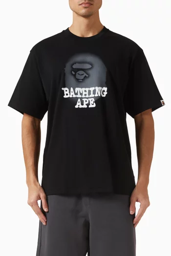 Bathing Ape Logo T-shirt in Cotton