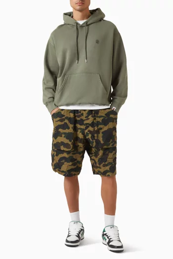 كنزة وان بوينت بغطاء رأس قطن مصبوغ