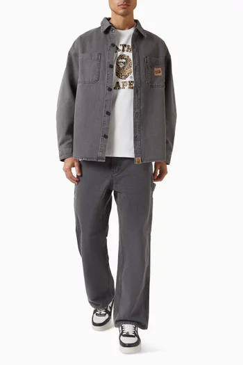 قميص ورك قطن مصبوغ