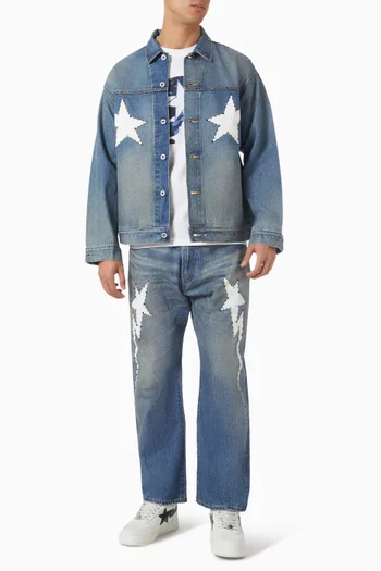 جاكيت كلر ستون دينم