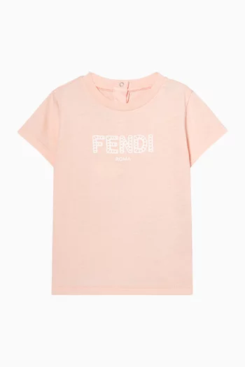 تي شيرت بطبعة شعار الماركة جيرسيه